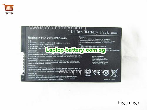 ASUS A32-F80A Battery 5200mAh 11.1V Black Li-ion