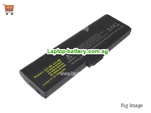 ASUS A33-W7 Battery 6600mAh 11.1V Black Li-ion