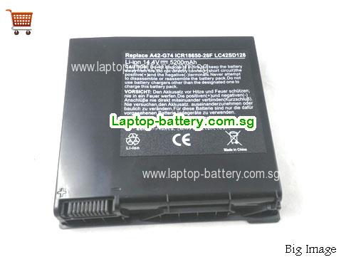 ASUS A42-G74 Battery 4400mAh 14.4V Black Li-ion