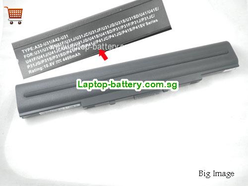 ASUS A42-U31 Battery 4400mAh 10.8V Black Li-ion