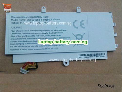 ACER 3UF504553 Battery 1400mAh, 16Wh  11.1V White Li-Polymer