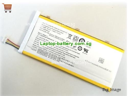 ACER B1-733 Tablet Battery 3380mAh, 12.84Wh  3.8V  Li-Polymer