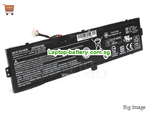 ACER Switch 12 SW5-271-60A4 Battery 3090mAh, 35Wh  11.4V Black Li-ion