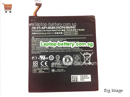SG ACER AP14E8K AP14F8K Battery for Iconia One 7 B1-750 