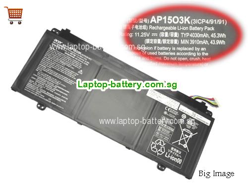 SG ACER AP1503K Battery for Aspire S13 S5 series Laptop