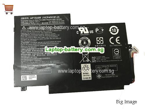 SG Genuine ACER AP15A8R Battery 31.0Wh 8130mah