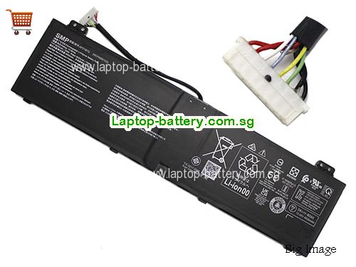 ACER PT314-51s-74WT Battery 4930mAh, 76Wh  15.48V Black Li-Polymer