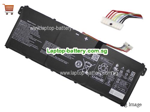 ACER ASPIRE 15 A15-41M-R00C Battery 4700mAh, 53Wh 11.25V Black Li-Polymer