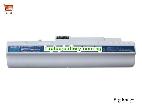 ACER Aspire One D250-1BK Battery 6600mAh 11.1V White Li-ion