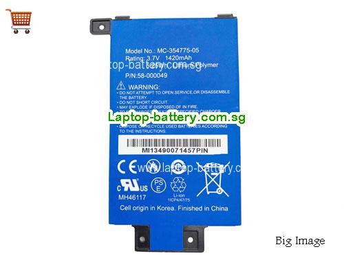 AMAZON MC-354775-05 Battery 1420mAh, 5.25Wh 3.7V Blue Li-Polymer
