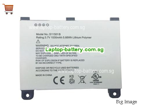 AMAZON S11S01B Battery 1530mAh, 5.66Wh  3.7V White Li-Polymer