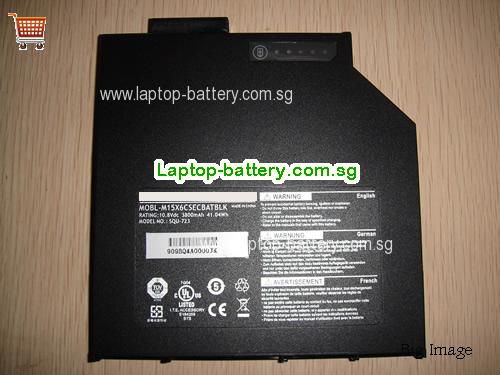 ALIENWARE MOBL-M15X6CSECBATBLK Battery 3800mAh, 40.04Wh  10.8V Black Li-Polymer