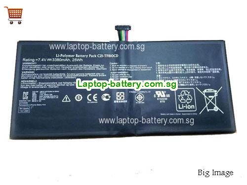 ASUS C21TF81OCD Battery 3380mAh, 25Wh  7.4V Black Li-ion