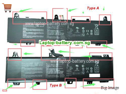 ASUS TUF Gaming A15 FA506IV-AL031T Battery 5675mAh, 90Wh  15.4V Black Li-Polymer