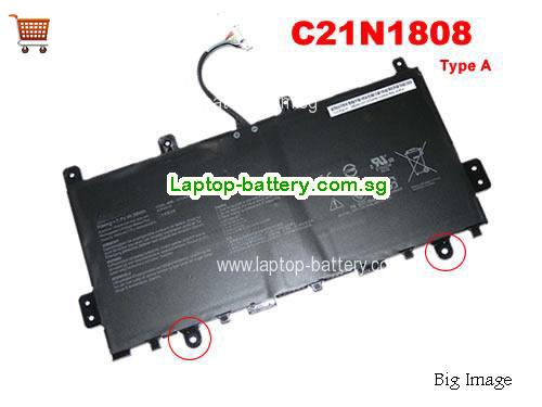 ASUS C21N1808 Battery 4940mAh, 39Wh  7.7V Black Li-Polymer