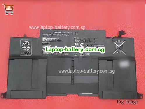 ASUS C22-UX31 Battery 6840mAh, 50Wh  7.4V Black Li-Polymer