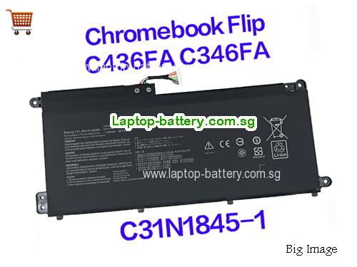 ASUS C31N1845-1 Battery 3640mAh, 42Wh  11.55V Black Li-Polymer