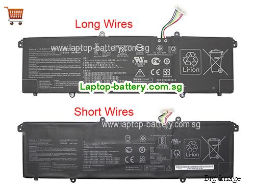 ASUS VivoBook S15 S533 Battery 4335mAh, 50Wh 11.55V Black Li-Polymer