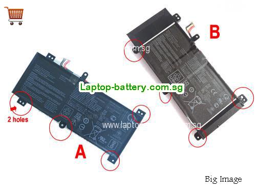 ASUS C41N1731 Battery 4335mAh, 66Wh  15.4V Black Li-Polymer