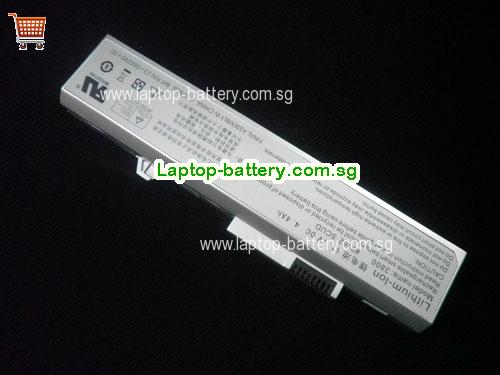 TWINHEAD F12D Battery 4400mAh, 4.4Ah 11.1V Silver Li-ion