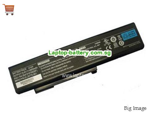 NEC 3UR18650F-2-QC-CH3 Battery 4800mAh, 53Wh  11.1V Black Li-ion