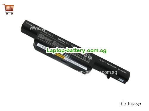 CLEVO 6-87-C550S-4YF Battery 2200mAh 14.8V Black Li-ion