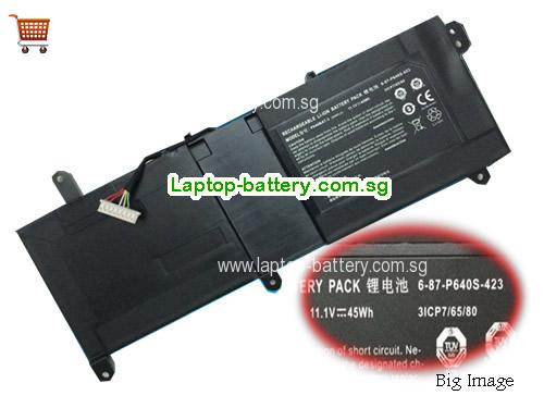 CLEVO 6-87-P640S-4231A Battery 45Wh 11.1V Black Li-ion