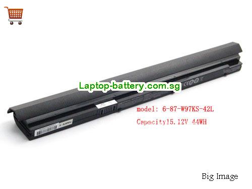 CLEVO 6-87-W95KS-49F Battery 44Wh 15.12V Black Li-lion