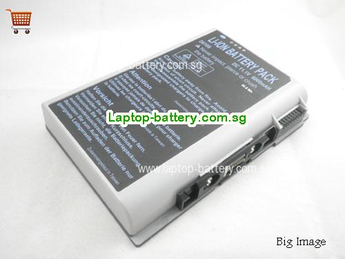 CLEVO 87-D618S-4E8 Battery 6000mAh 11.1V Grey Li-ion