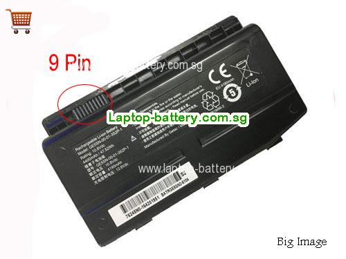 MECHREVO BATRNFSV12-3100 Battery 4400mAh, 47.52Wh  10.8V Black Li-ion