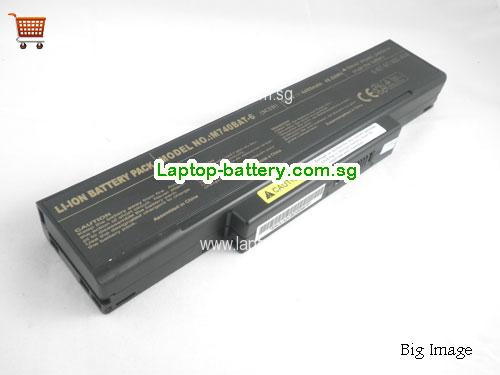 CLEVO SQU-601 Battery 4400mAh 11.1V Black Li-ion