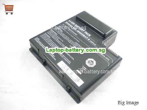 CLEVO M860BAT-8(SIMPLO) Battery 4400mAh, 65.12Wh  14.8V Black Li-ion