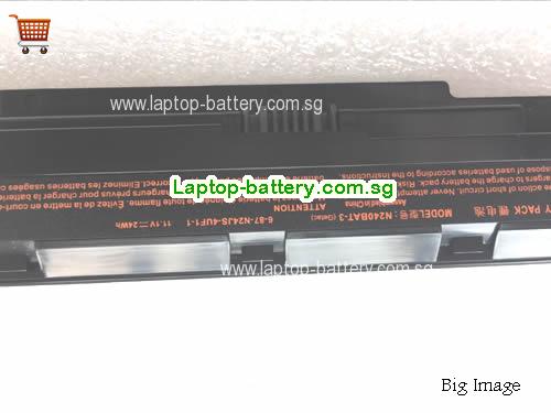 CLEVO 6-87-N24JS-42L2 Battery 24Wh 11.1V Black Li-ion