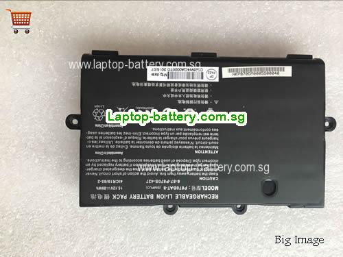 CLEVO P870BAT-8 Battery 6000mAh, 89Wh  15.12V Black Li-ion