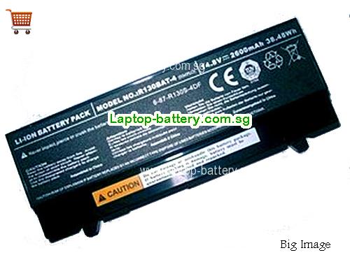 CLEVO 6-87-R130S-4D7 Battery 2600mAh, 38Wh  14.8V Black Li-ion