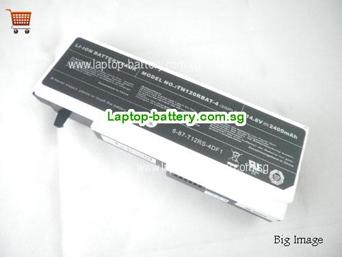 CLEVO 6-87-T121S-4UF Battery 2400mAh 14.8V Black and White Li-ion