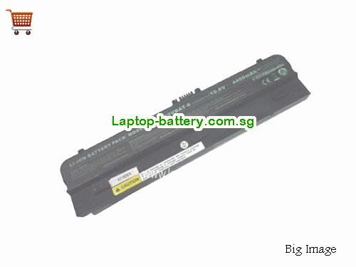CLEVO 6-67-T80VS-454 Battery 4400mAh 10.8V Black Li-ion