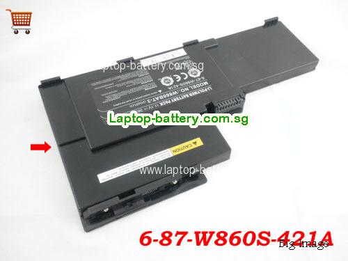 CLEVO W860BAT-3(SIMPLO) Battery 3800mAh 11.1V Black Li-Polymer