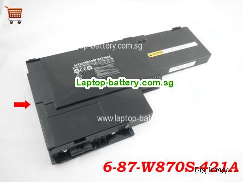 CLEVO W860BAT-3(SIMPLO) Battery 3800mAh 11.1V Black Li-Polymer