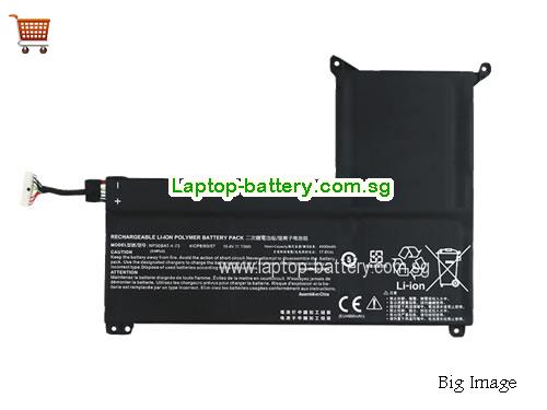CLEVO 6-87-NP5SS-73A00 Battery 72Wh 15.4V Black Li-Polymer
