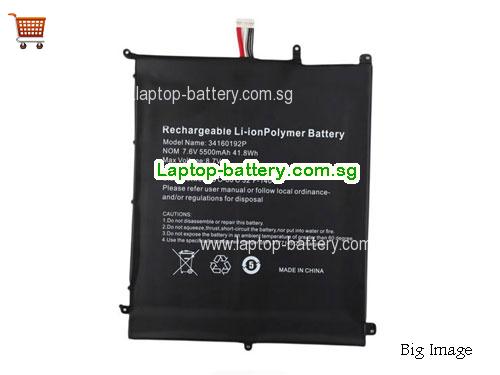 CHUWI 34160192P Battery 4500mAh, 34.2Wh 7.6V Black Li-Polymer