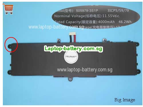 CHUWI 3ICP5/59/79 Battery 4000mAh, 46.2Wh 11.55V Black Li-ion