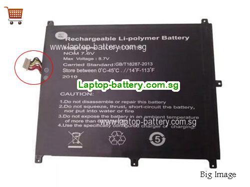 CHUWI 34160201P Battery 5000mAh, 38Wh 7.6V Black Li-Polymer
