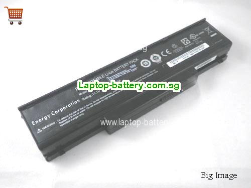 CLEVO SQU-601 Battery 4800mAh 11.1V Black Li-ion