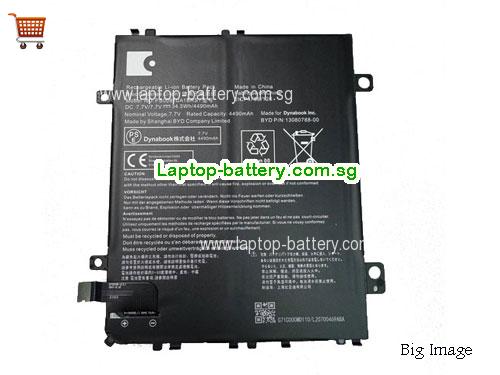 DYNABOOK A6K1FVV4311A Battery 4490mAh, 34.5Wh  7.7V Black Li-Polymer