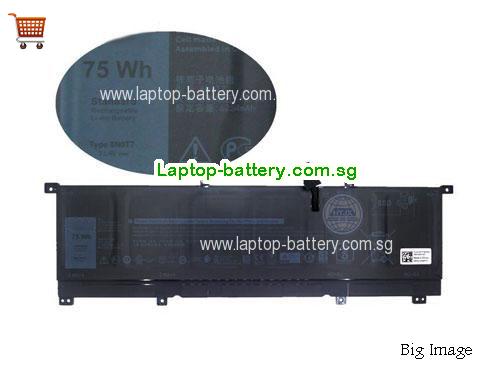 Dell XPS 15-9575-D2805TS Battery 6580mAh, 75Wh  11.4V Black Li-Polymer