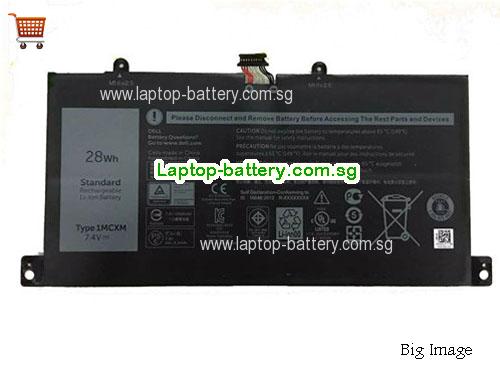 SG Genuine 1MCXM Battery G3JJT for DELL Latitude 11 5175 28wh 7.4v 3520mah 