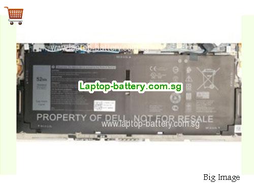 Dell 722KK Battery 6500mAh, 52Wh  7.6V Black Li-Polymer