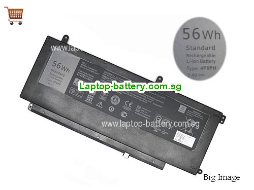 Dell Inspiron 5547-3214 Battery 7600mAh, 56Wh  7.4V Black Li-ion