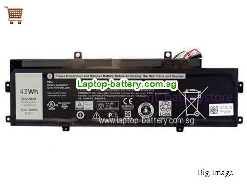 Dell 5R9DD Battery 3800mAh, 43Wh  11.1V Black Li-ion